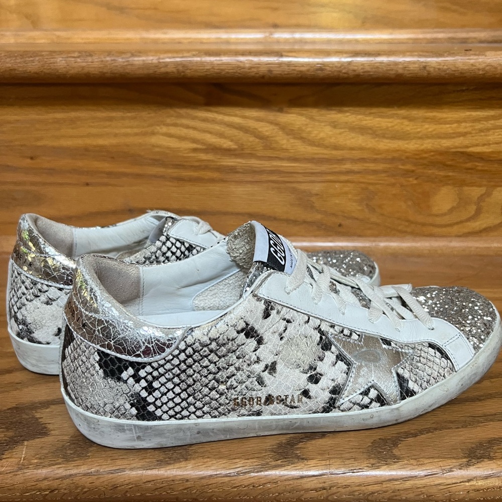 Golden Goose Snakeskin Sneakers